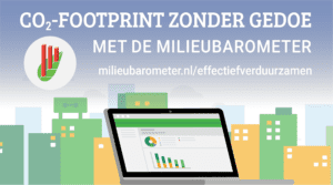 Milieubarometer banner CO2-footprint